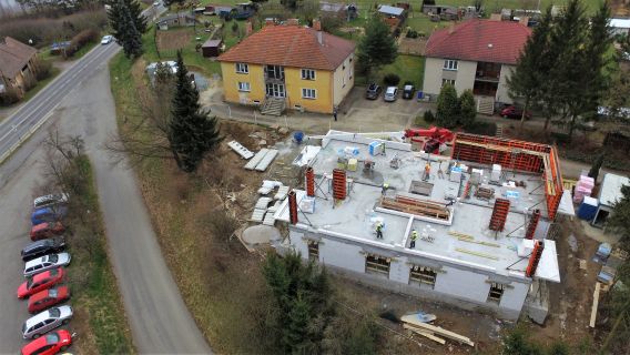 Stavba bytového domu Cihelna postupuje podle plánu